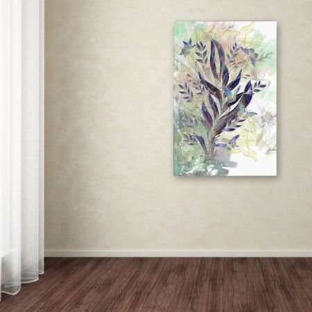 Trademark Fine Art The Tangled Peacock 'Flutter of Butterflies' Canvas Art, 16x24 ALI13423-C1624GG